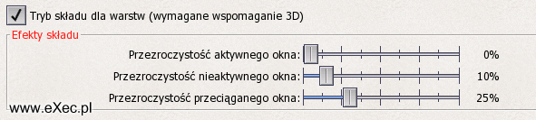 AmigaOS 4.1 - tryb składu warstw