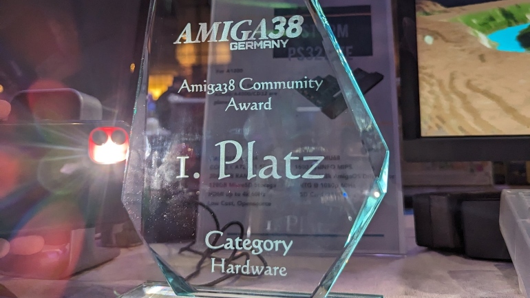 Amiga38 Community Award dla Claude i Michała
