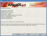 AmigaOS 4.0 - podsumowanie instalacji