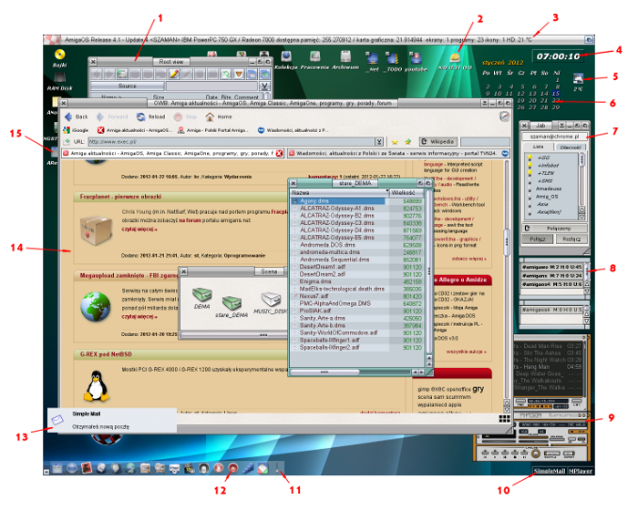 Mój Worknecha pod AmigaOS 4.1 update 4