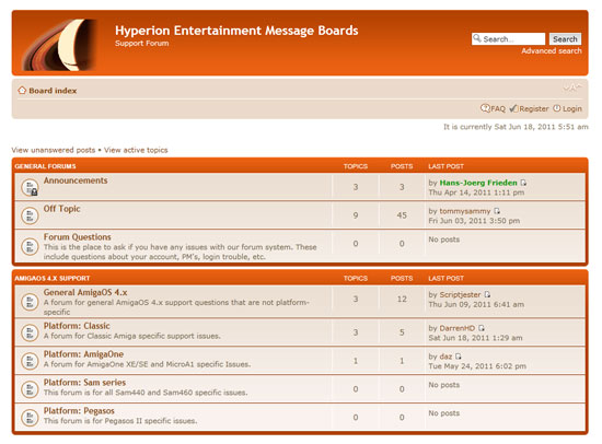 amigaos support forum